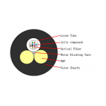 Fiber Optic cable ASU ADSS 6, 12 ,24 counts 4 kmts reel 80 M SPAN